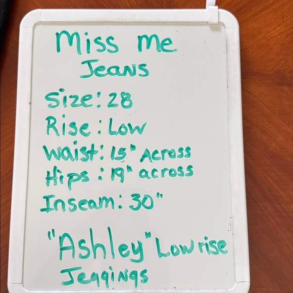 📌 Miss Me Bootcut Jeans Womens 27 Medium Wash Fleur De Lis Pocket Stretch - Picture 6 of 6